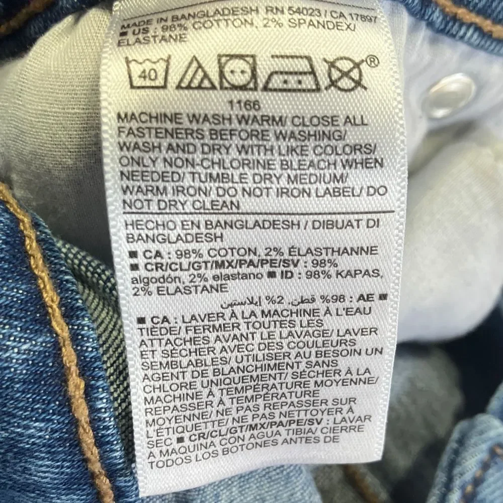 Old Navy Kids Dark Blue Slim/Stretch Jeans